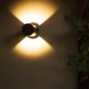 Sulion Applique à LED Gris Anthracite Avec Lumière Indirecte Pour L’extérieur marque pas cher 12
