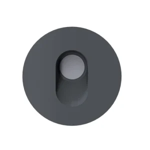 Sulion Applique à LED Murale LED Ronde Gris Anthracite 3000K mode 9