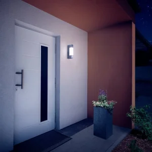 Acheter FORLIGHT Applique D’extérieur LED Avec Détecteur En Métal Argenté 9