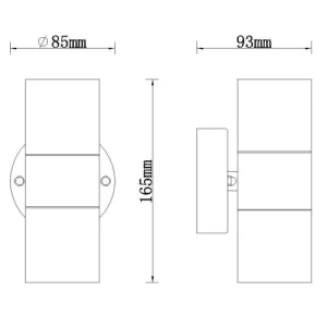 bas prix Globo Applique Extérieur En Bois 15