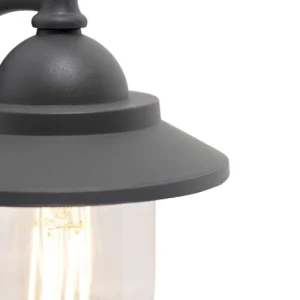 boutiqued pas cher QAZQA Applique Extérieur En Plastique Anthracite 16