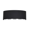 magasins pas chers Lussiol Lighting Applique Extérieure En Aluminium Noir H.9 Cm 19