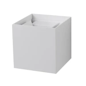 Pas Cher Magasin Soldes Lussiol Lighting Applique Extérieure En Métal Blanc H.10 Cm 11