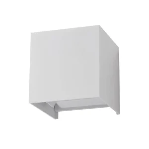 Pas Cher Magasin Soldes Lussiol Lighting Applique Extérieure En Métal Blanc H.10 Cm 13