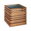 Jardipolys Bac à Fleurs En Bois Teinté Marron L-50cm en ligne vente 17