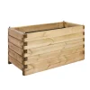 mode pas cher Jardipolys Bac à Fleurs Rectangle En Bois De Pin L100cm 17