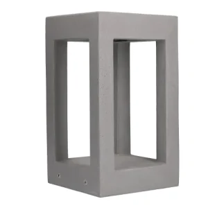 en solde FORLIGHT Balise De Jardin LED En Ciment Gris 35cm 18