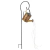 LUMI JARDIN Balise Solaire Arrosoir à Planter Métal Cuivre H78cm en ligne 19