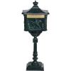 Les achats en ligne Jardindeco Boite Aux Lettres Sur Pied Design Vert 20