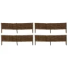 qualité supérieure Aubry Gaspard Bordures En Osier Tressé Naturel (lot De 4) 120 X 25 Cm 19