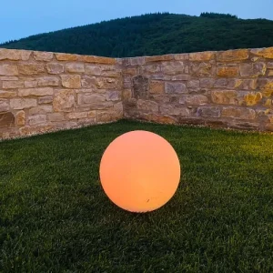 Lumisky Boule Lumineuse Solaire Polyéthylène Blanc ∅30cm magasin en ligne 12