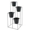 REMISE allant jusqu. Maisons Du Monde Cache-pot 4 Supports En Métal Noir 22