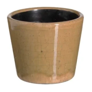 authentiques Ixia Cache-pot Gris En Céramique Vieillie H12cm 16