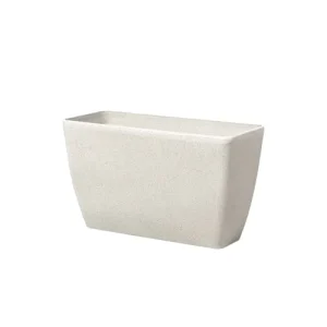 commentaire favorable Beliani Cache-pot D’extérieur En Pierre Beige H41 45 10