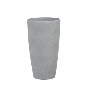 dernières Beliani Cache-pot D’extérieur En Pierre Gris H42 58 75 13