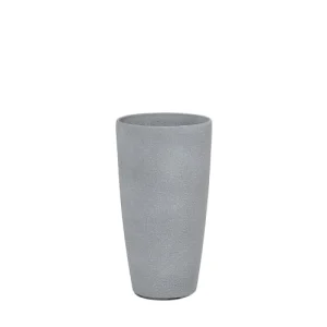 dernières Beliani Cache-pot D’extérieur En Pierre Gris H42 58 75 15