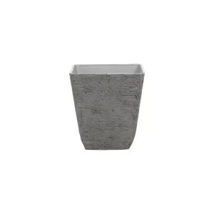 Beliani Cache-pot D’extérieur En Pierre Gris H43 53 des prix incroyables 10