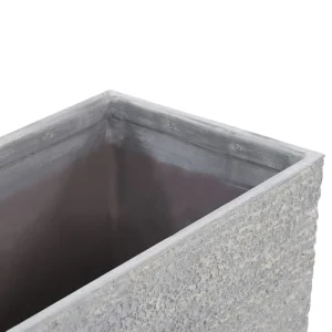 en ligne vente Beliani Cache-pot D’extérieur En Pierre Gris H50 18