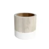 site en ligne TODAY Cache Pot En Bois Beige 10