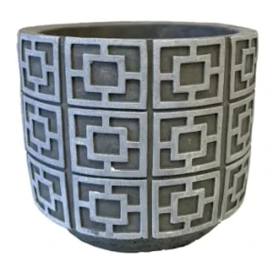Unimasa Cache Pot En Ciment Orange luxe soldes 18