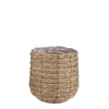 magasins pour Mica Decorations Cache-pot En Jonc De Mer Marron Clair H26 22