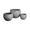 en ligne vente Aubry Gaspard Cache-pot Rond En Fibre De Ciment (lot De 3) 17