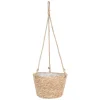 De super promotions disponibles Maisons Du Monde Cache Pot Suspendu En Fibre Végétale Beige H57 13