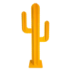 LP Design Cactus De Jardin 2 Branches 6 Feuilles Aluminium Jaune H 1,70m magasin solde 7
