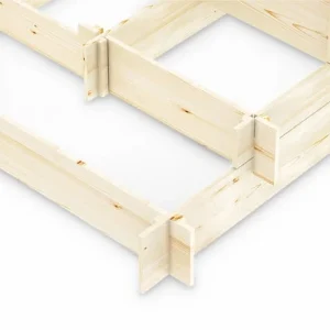 grossiste en ligne Alice’s Garden Carré Potager 5 étages, 5 Compartiments – Lavande – Bois Pin Canadien 11