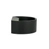 vente en ligne pas cher Dyberg Larsen Circle – Applique En Métal Noir Mat Et Verre, H 6 Cm D 15,2 Cm 14
