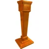 marque pas cher en ligne La Boite Jaune Colonne Pour Boîte Aux Lettres En Aluminium Grand Modèle 1950 Orange 8