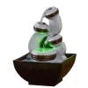 boutique en ligne france Zen’Light Fontaine D’intérieur Moderne En Résine Avec éclairage Led – H18 Cm 17
