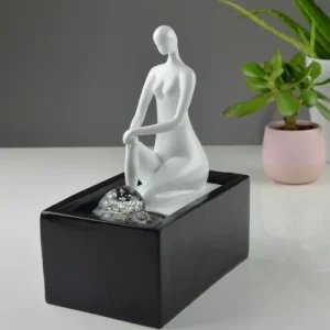 en ligne Zen’Light Fontaine D’intérieur Moderne En Résine Avec éclairage Led – H26cm 10