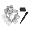 grossiste en ligne LUMI JARDIN Guirlande Bocaux En Verre Verre Transparent 4M 22