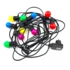 Livraison rapide Oviala Guirlande Guinguette Plastique Noir 10m 17