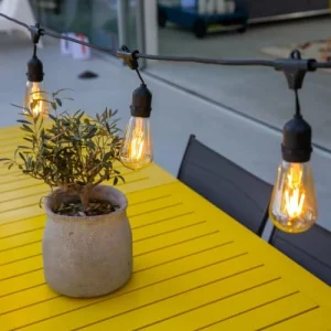 Pas Cher Magasin Soldes Lumisky Guirlande Lumineuse Caoutchouc Noir 6 Mètres 12