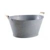 Prestation Et Rapide Aubry Gaspard Jardinière Bassine En Zinc Givré 22