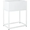 Custom Form Jardinière En Métal Laqué Blanc 50x30x60 meilleure qualité 17