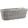 Aubry Gaspard Jardinière En Osier Gris Clair 30 Cm grande popularité 17