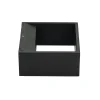 Dyberg Larsen Jupiter – Applique En Métal Noir Mat Et Verre, H 6 Cm D 13 Cm boutique en france 20