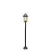 l'unique style QAZQA Lampadaire Extérieur En Aluminium Noir 20