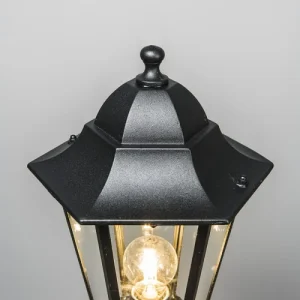 l'unique style QAZQA Lampadaire Extérieur En Aluminium Noir 18