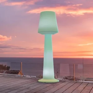 Lumisky Lampadaire Extérieur Sans Fil Polypropylène Blanc H110CM prix abordable 10