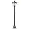 HOMCOM Lampadaire Extérieur Solaire Luminaire Lanterne LED Noir livraison la plus rapide 16