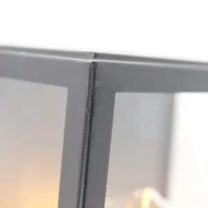 meilleur service QAZQA Lampe à Détecteur Extérieur En Acier Inoxydable Noir 18