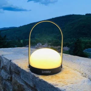 à prix imbattables Lumisky Lampe De Table Sans Fil LED Couleur Blanc Chaud Métal Noir H22XL16CM 14
