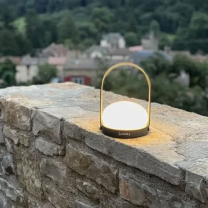 à prix imbattables Lumisky Lampe De Table Sans Fil LED Couleur Blanc Chaud Métal Noir H22XL16CM 18