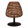 Lumisky Lampe De Table Sans Fil LED Rotin Beige H25CM en promotion 20