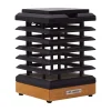 Les Jardins Lampe De Table Solaire 300 Lumens Bois/béton H20cm meilleur service 17
