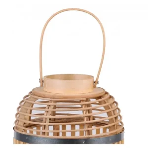 Achat Natural Living Lanterne En Bambou Et Métal SaÏgon – 21x21x38cm 7